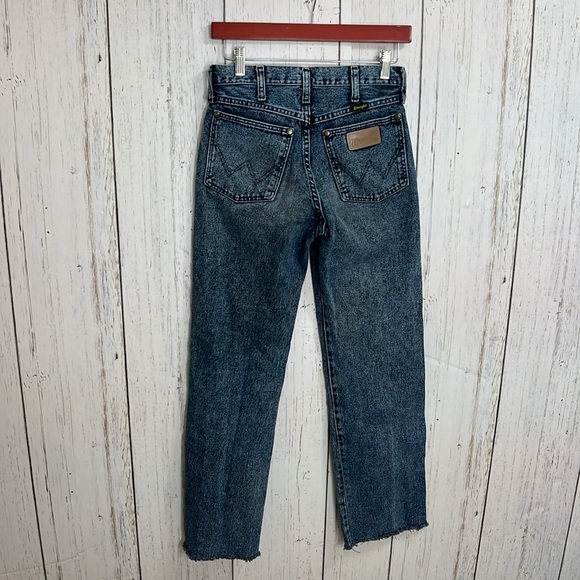 VINTAGE Wrangler Jeans Size 27 Acid Wash - Picture 2 of 6